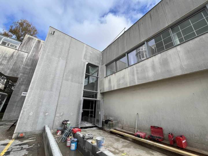 Restos du cœur Nantes rénovation façade